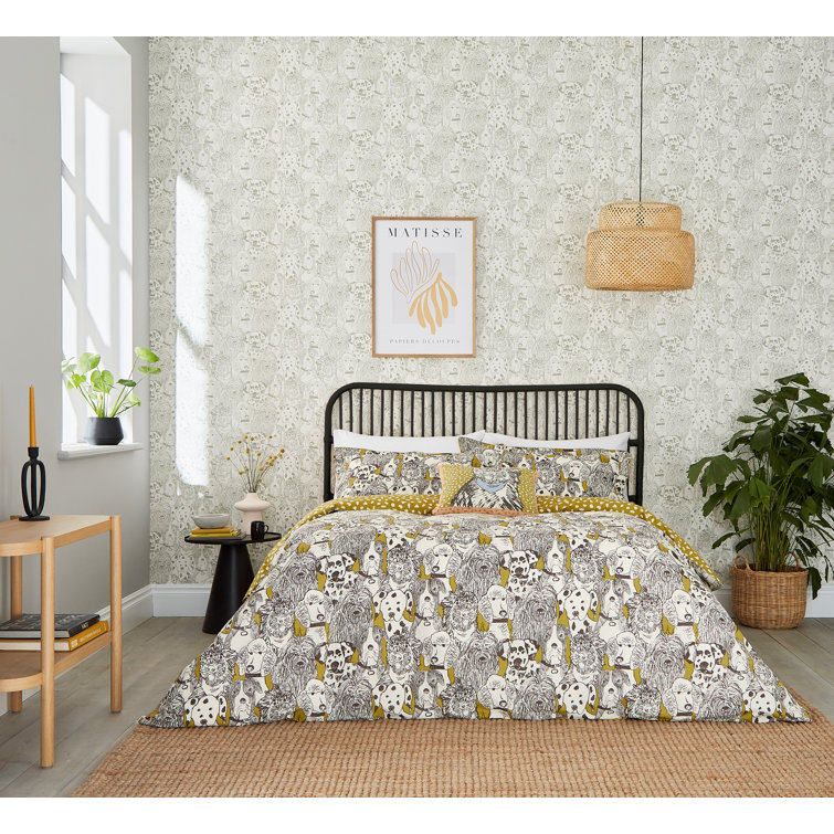 SCION Mustard Duvet Cover Set Wayfair.co.uk